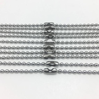 {No. 8}  Silver 2.4mm Ball Chain