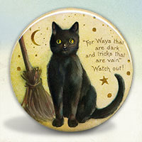 Sweet Halloween Black Cat