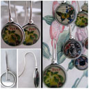 A Custom Pair of Sterling Silver Round Earrings From Tartx Images