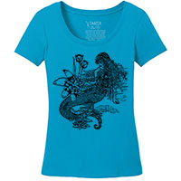 Mermaid La Luxure Perfect Weight Scoop Shirt 3XL Blue