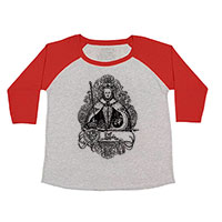 Queen Elizabeth I Curvy Plus Size Raglan Baseball T-shirt