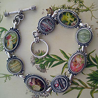 Absinthe Green Fairy La Fee Verte Bracelet
