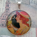 Absinthe Royer Hutin Sterling Pendant