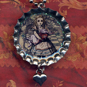 Alice Holding The White Rabbit