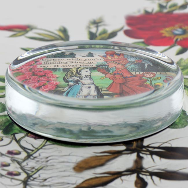 Alice and The Red Queen Pocket Mirror tartx