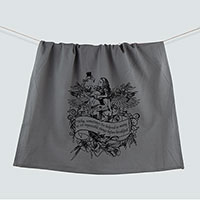 Alice Flamingo Birds of a Feather Wonderland Flour Sack Towel