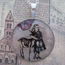 Alice and The Fawn Sterling Pendant