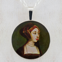 Anne Boleyn Gable Hood Sterling Pendant