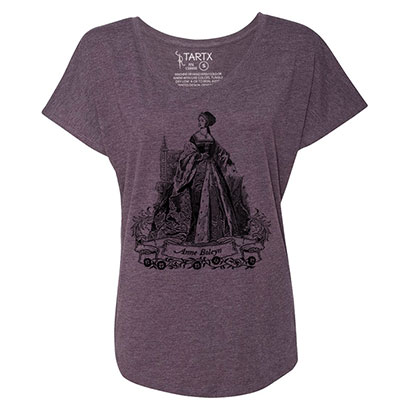 Anne Boleyn Tri-Blend Dolman T-Shirt