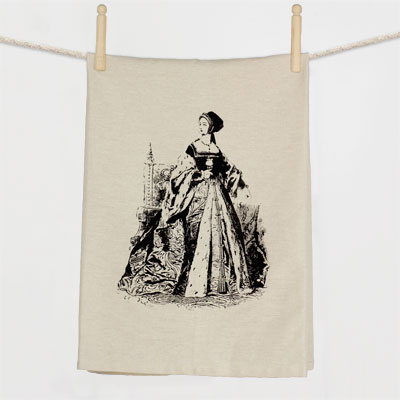 Anne Boleyn Flour Sack Towel