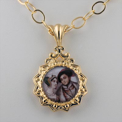 Gold Plated Helios Pendant - TIMT - Only 1 left