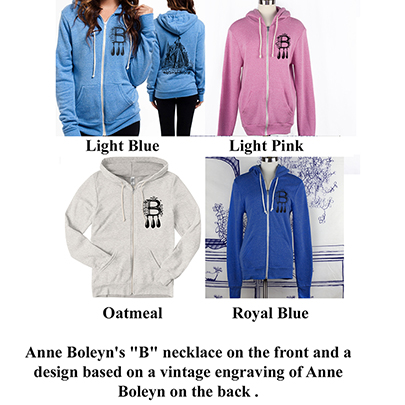 Anne Boleyn Rocky Eco-Fleece Hoodie - SALE TIMT