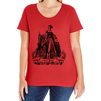 Anne Boleyn Curvy Fit Plus Size Tee V-neck Scoop and Tank Style