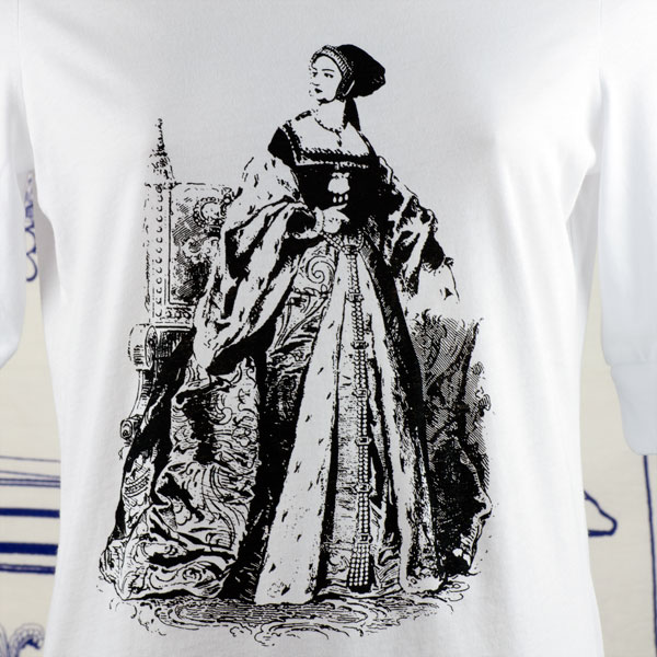 Anne Boleyn Elbow Length T Shirt  