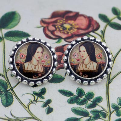 A Custom Pair of Sterling Silver Round Post Earrings