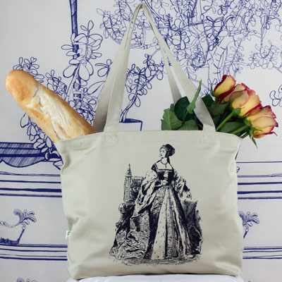 Anne Boleyn Large Tote Bag