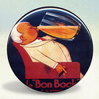 Le Bon Bock Beer Illustration Poster