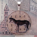 Bingo Dog Sterling Pendant