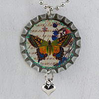 Butterfly with Flowers