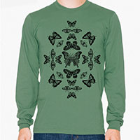 Butterfly Effect Men's or Unisex Organic Long Sleeve T-shirt
