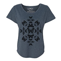 Butterfly Effect Tri-Blend Dolman T-Shirt