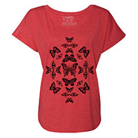 Butterfly Effect Tri-Blend Dolman T-Shirt
