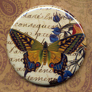 Butterfly with Flowers