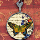 Butterfly with Flowers