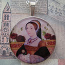 Catherine Howard Tudors Sterling Pendant