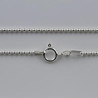 {No. 4} Sterling Silver 1.5mm Ball Chain