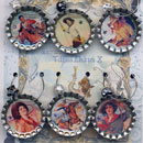 Cowgirl and Cowboy Drink Charms