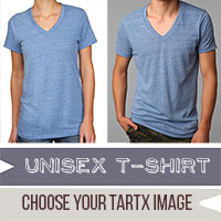 * Choose your TARTX image Unisex Boss V-Neck T-Shirt