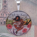 Dorothy and Toto Wizard of Oz Sterling Pendant