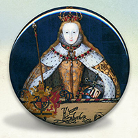 Queen Elizabeth in Coronation Robes