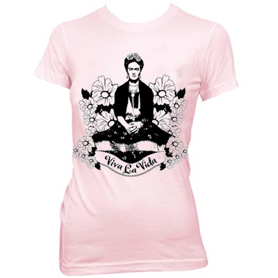 Frida Kahlo T-Shirt Pink - TIMT
