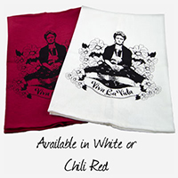 Frida Kahlo Viva La Vida Flour Sack Towel