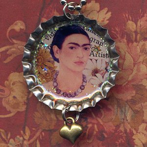 Frida Kahlo with Flowers