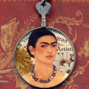 Frida Kahlo with Flowers