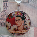 Frida Kahlo Te Amo Sterling Pendant