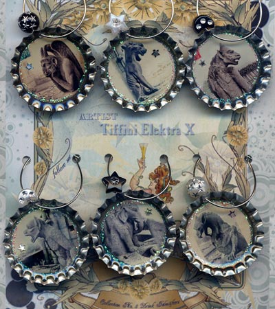 Gargoyles of Notre Dame Drink Charms