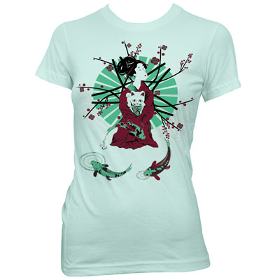 Geisha and Lucky Cat 
