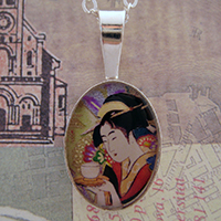 Geisha with Tea