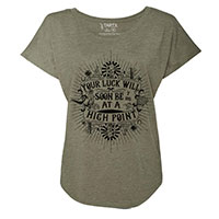 Good Fortune and Luck Tri-Blend Dolman T-Shirt