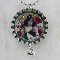 Gypsy Girl with Mandolin