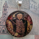 King Henry  VIII Tudors Sterling Pendant