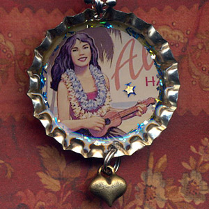 Hula Girl with Ukelele