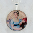 Jane Austen Sterling Pendant