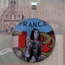 Joan of Arc Sterling Pendant