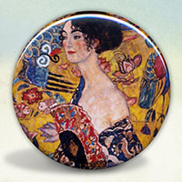 Klimt Lady with Fan