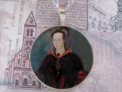 Lady Jane Grey Portrait Sterling Pendant